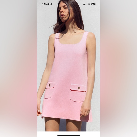 Zara Knit Mini Dress - Picture 2 of 7